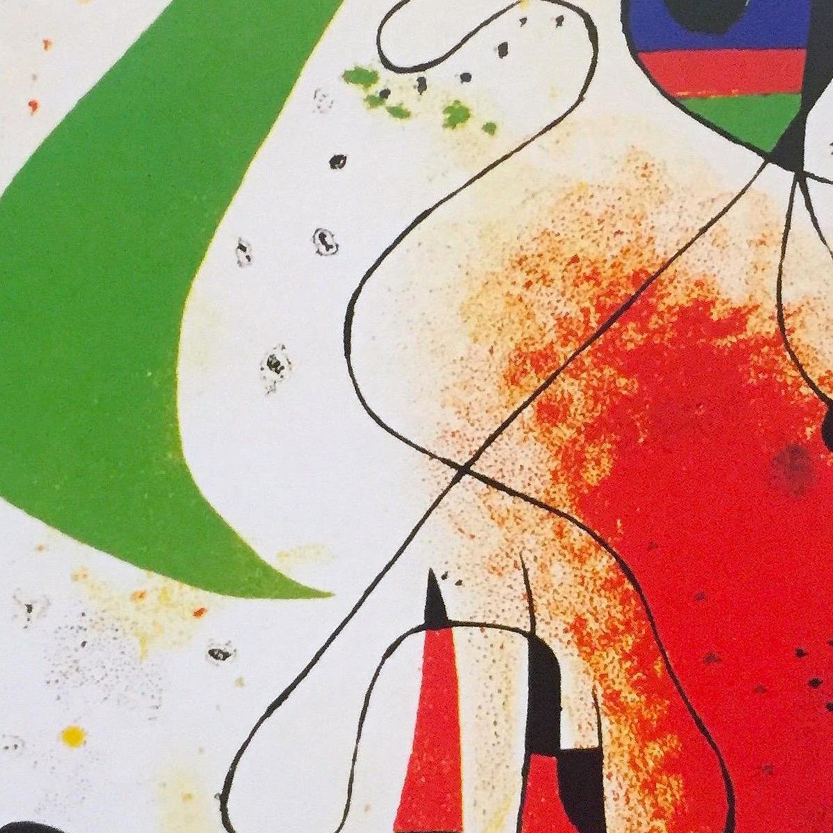 detail of the fine art reproduction from the centre