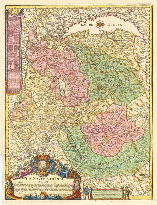 presentation of the map reproduction without a frame