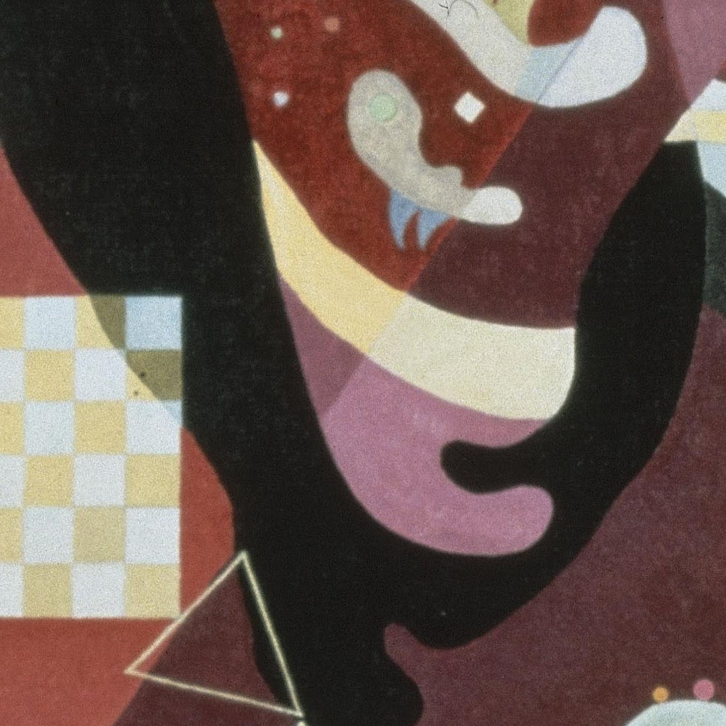 detail of the fine art reproduction from the centre