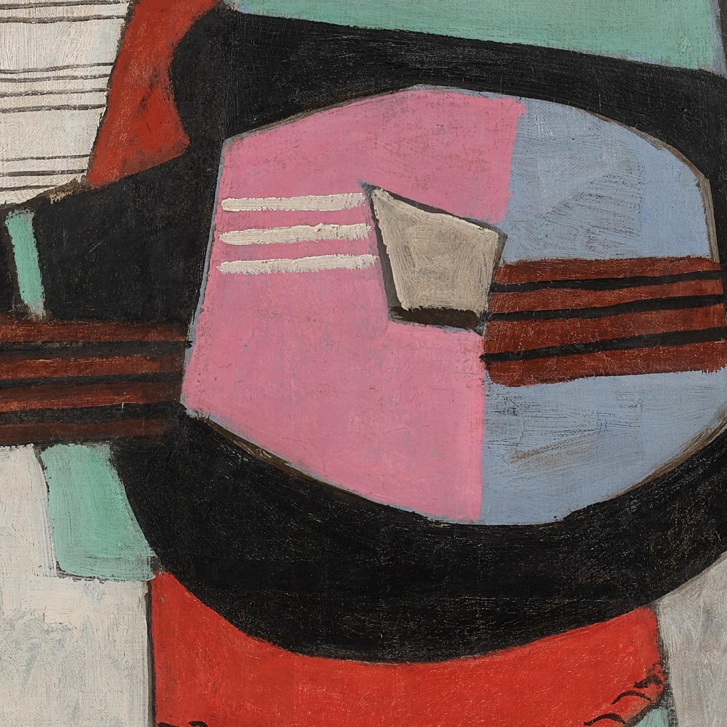 detail of the fine art reproduction from the centre