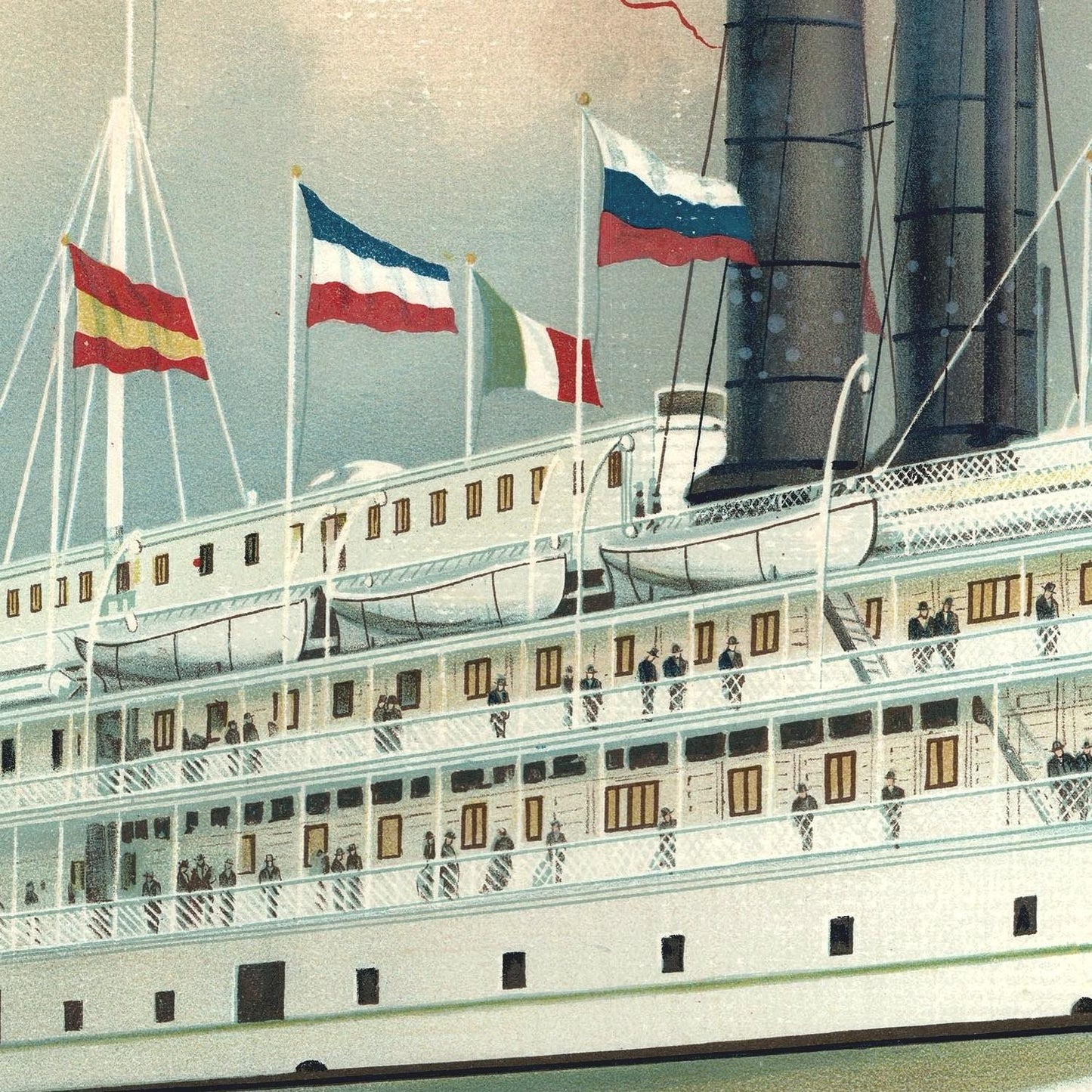 detail of the drawing reproduction from the centre