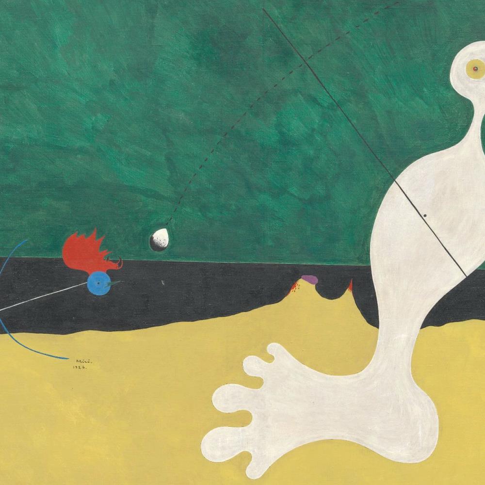detail of the fine art reproduction from the centre