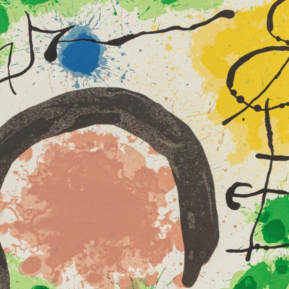 detail of the fine art reproduction from the centre
