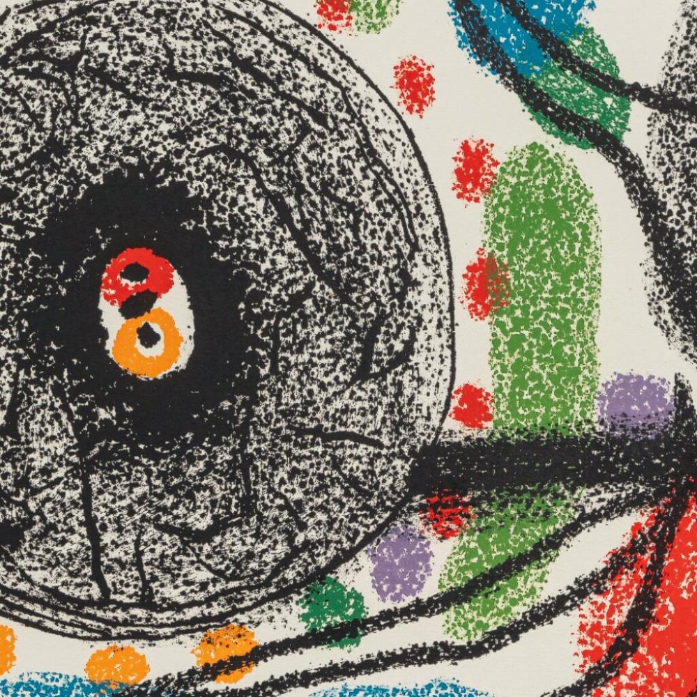 detail of the fine art reproduction from the centre