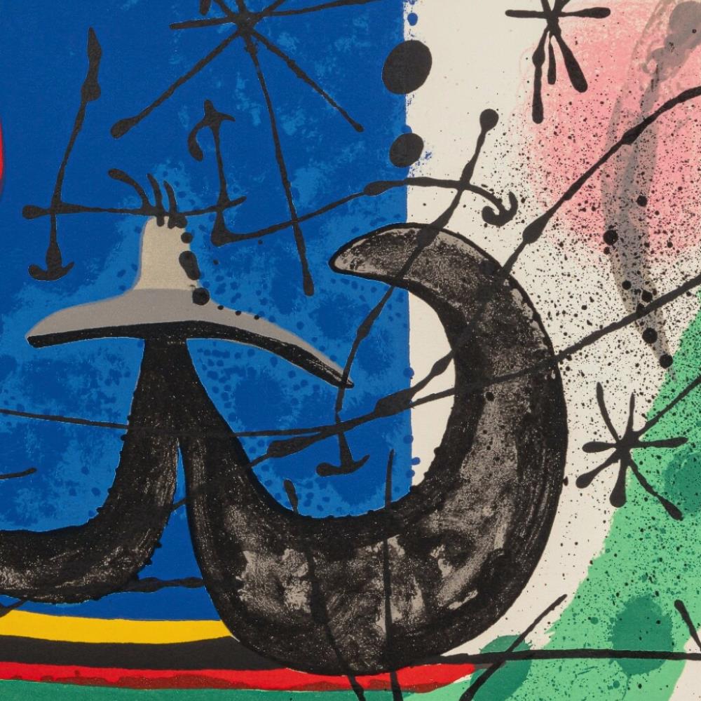 detail of the fine art reproduction from the centre
