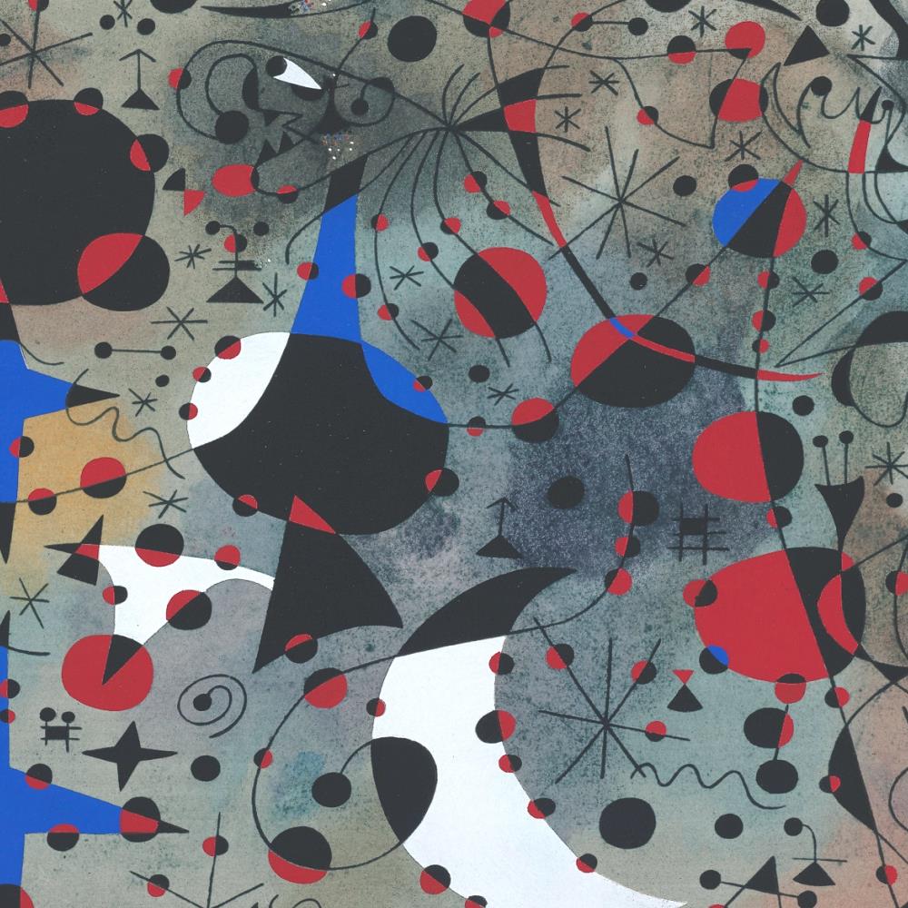 detail of the fine art reproduction from the centre