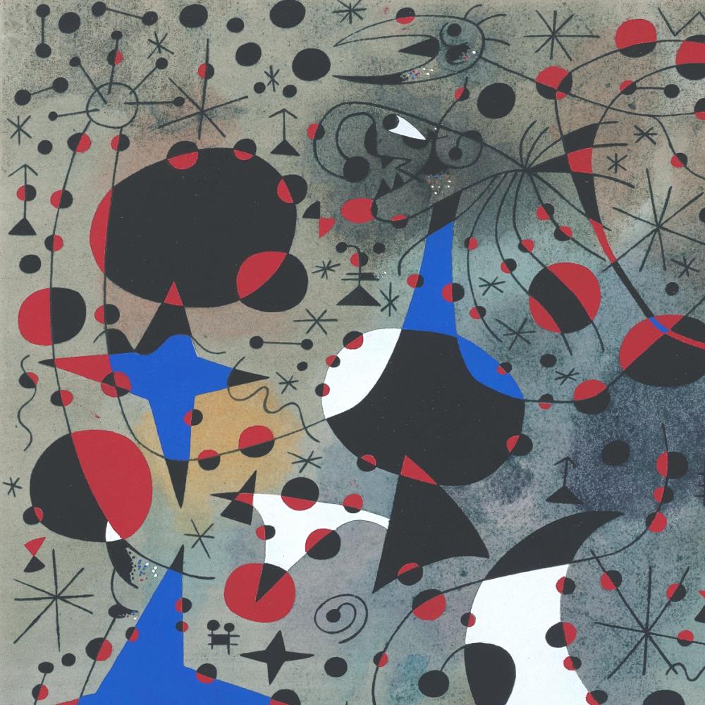 detail of the fine art reproduction from the centre