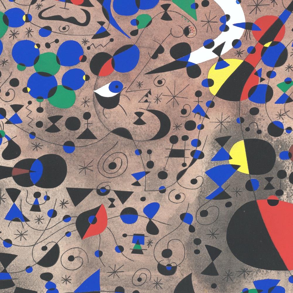 detail of the fine art reproduction from the centre