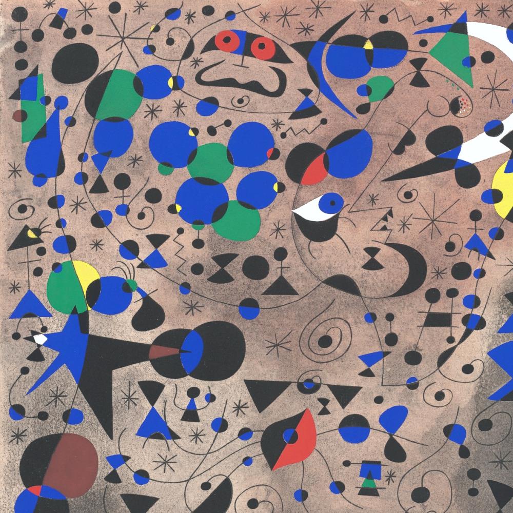 detail of the fine art reproduction from the centre