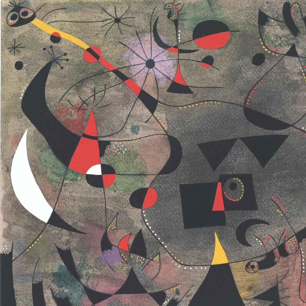 detail of the fine art reproduction from the centre