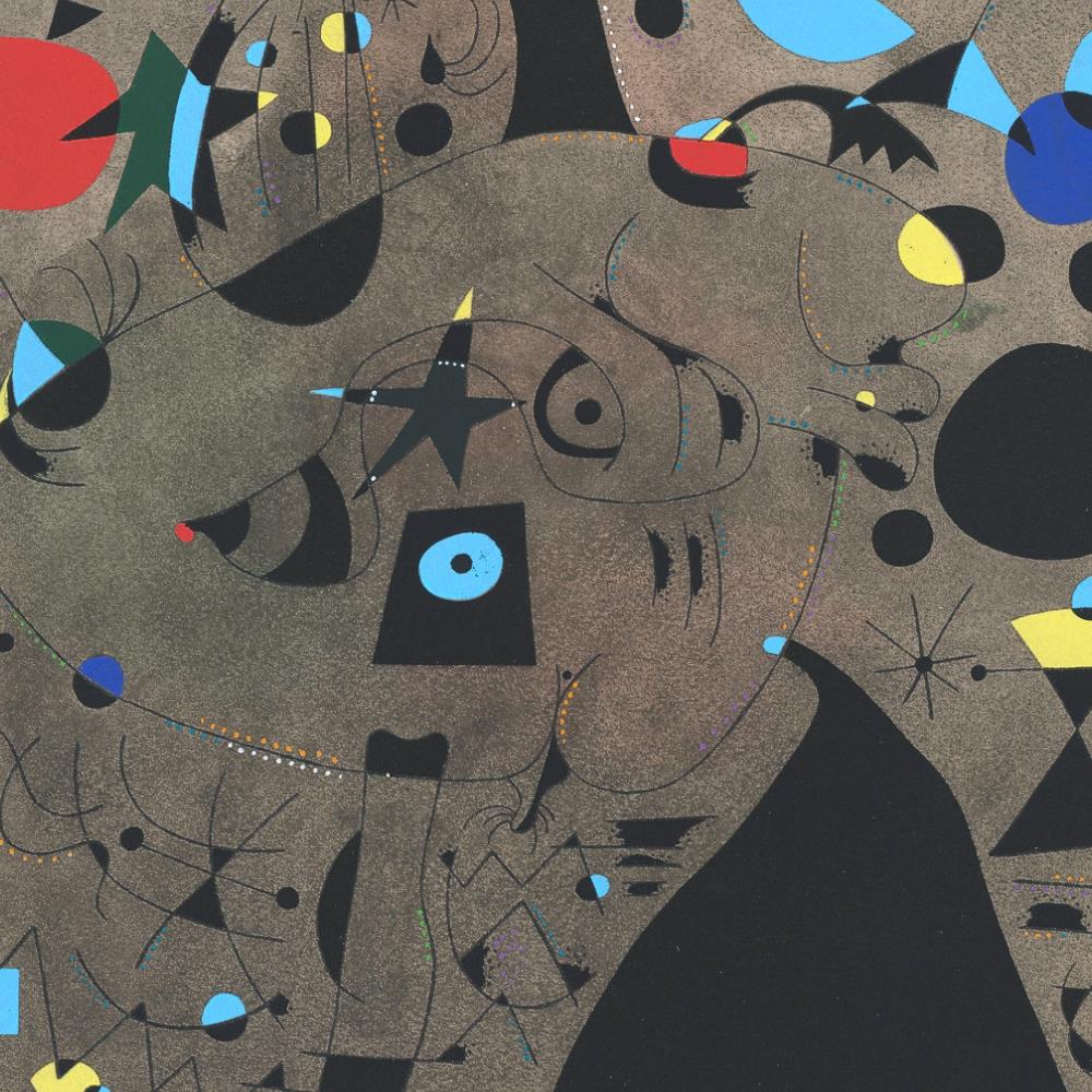 detail of the fine art reproduction from the centre
