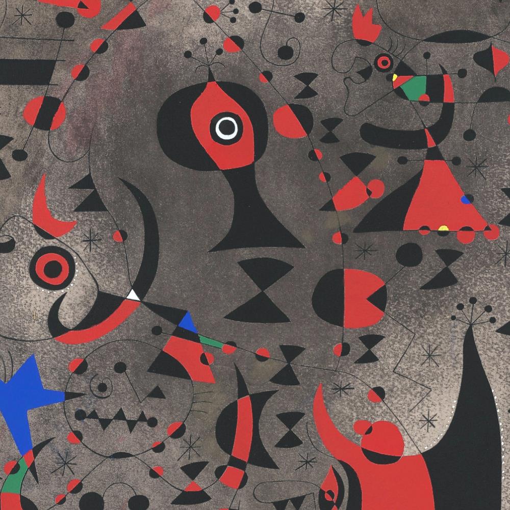 detail of the fine art reproduction from the centre