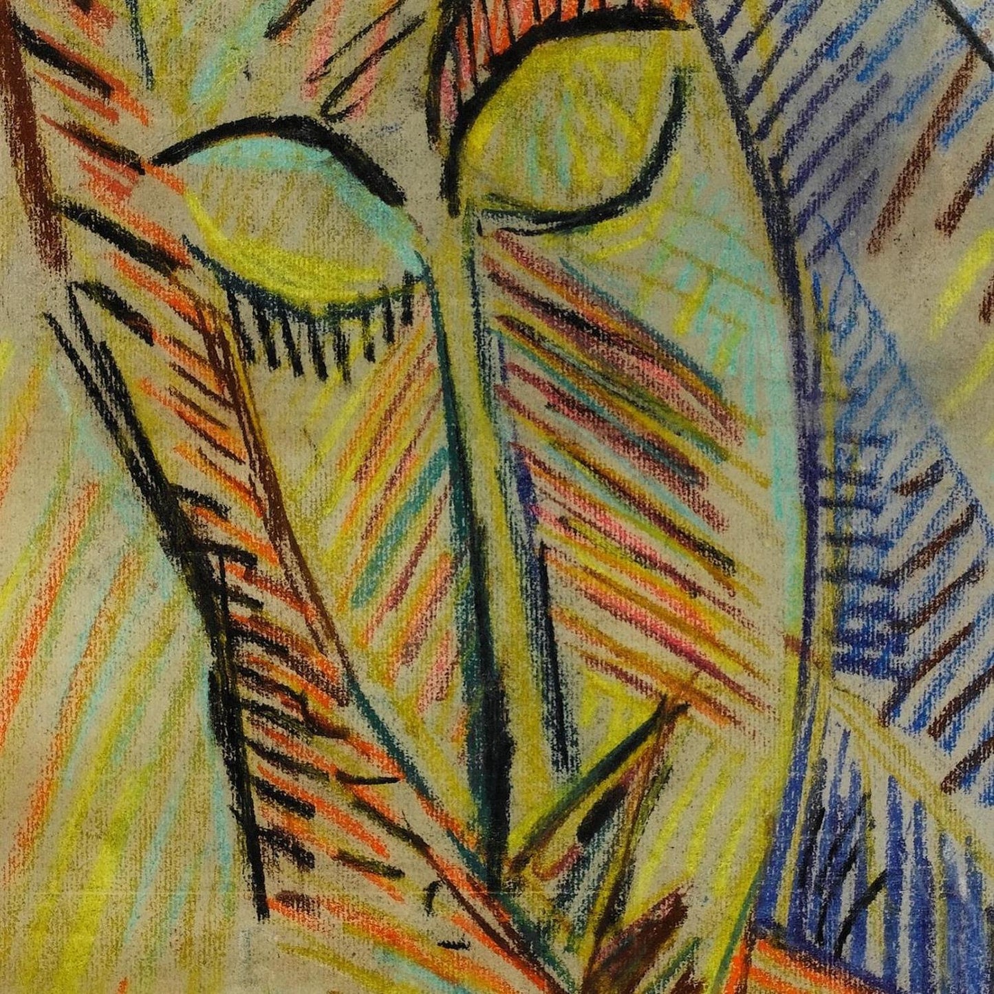 detail of the fine art reproduction from the centre