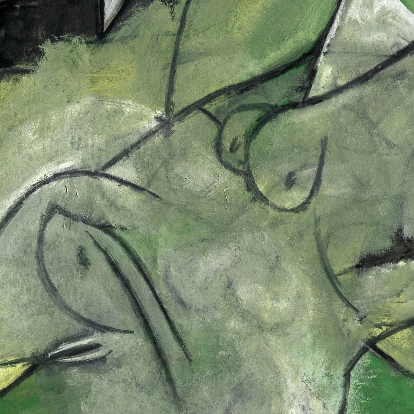 detail of the fine art reproduction from the centre