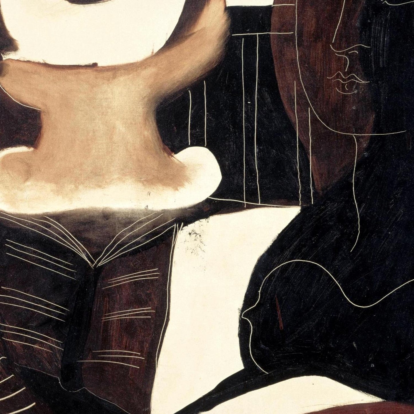 detail of the fine art reproduction from the centre