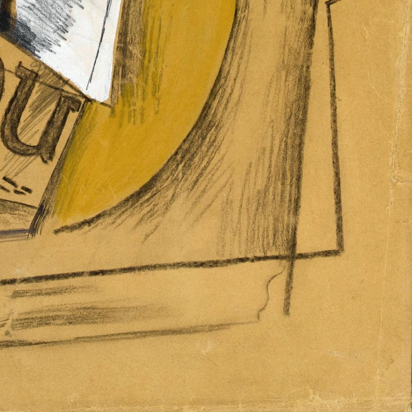 detail of the fine art reproduction from the bottom right corner