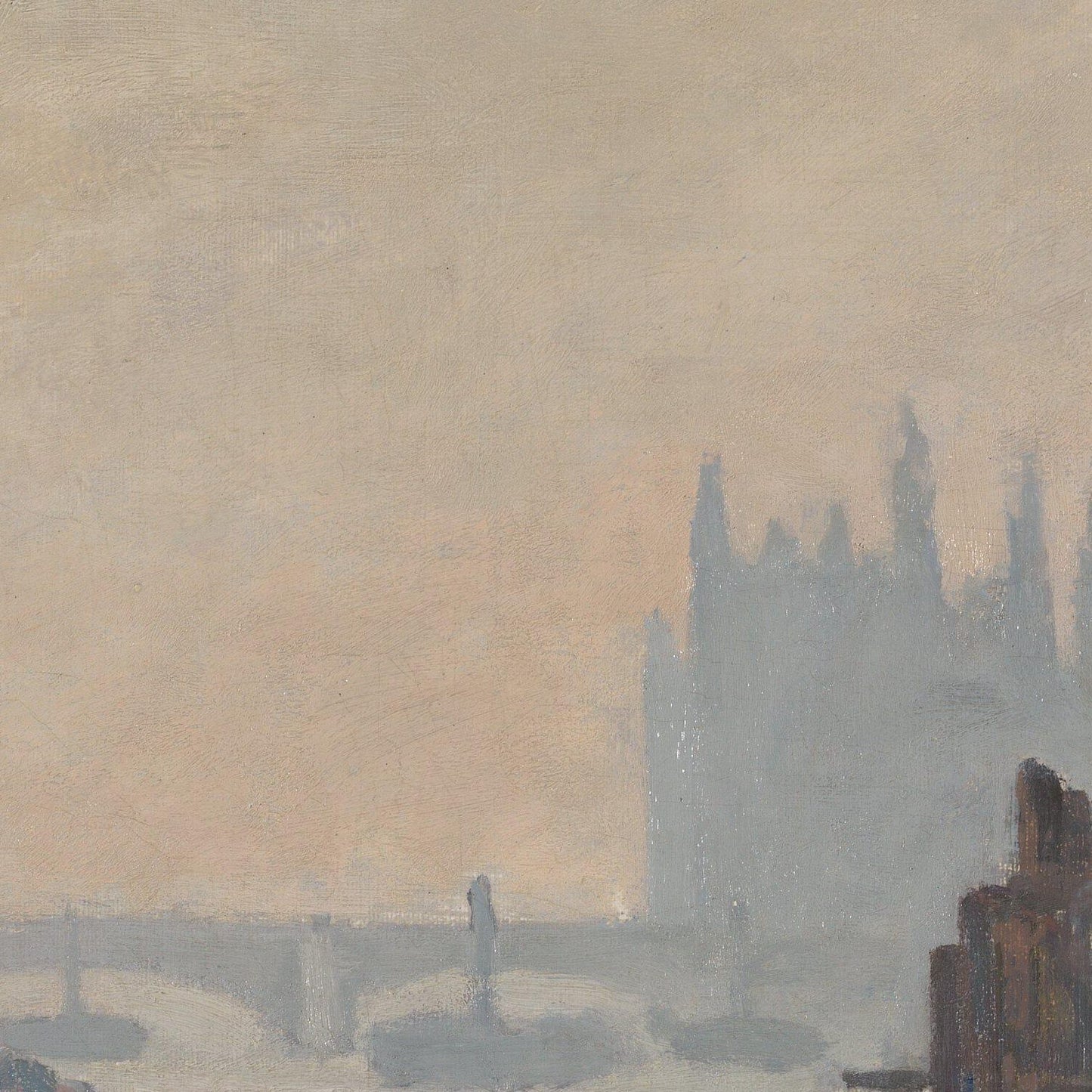 detail of the fine art reproduction from the centre