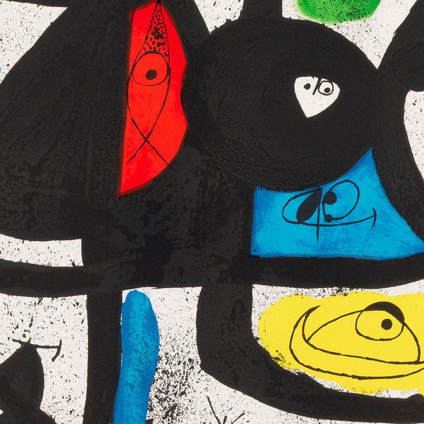 detail of the fine art reproduction from the centre