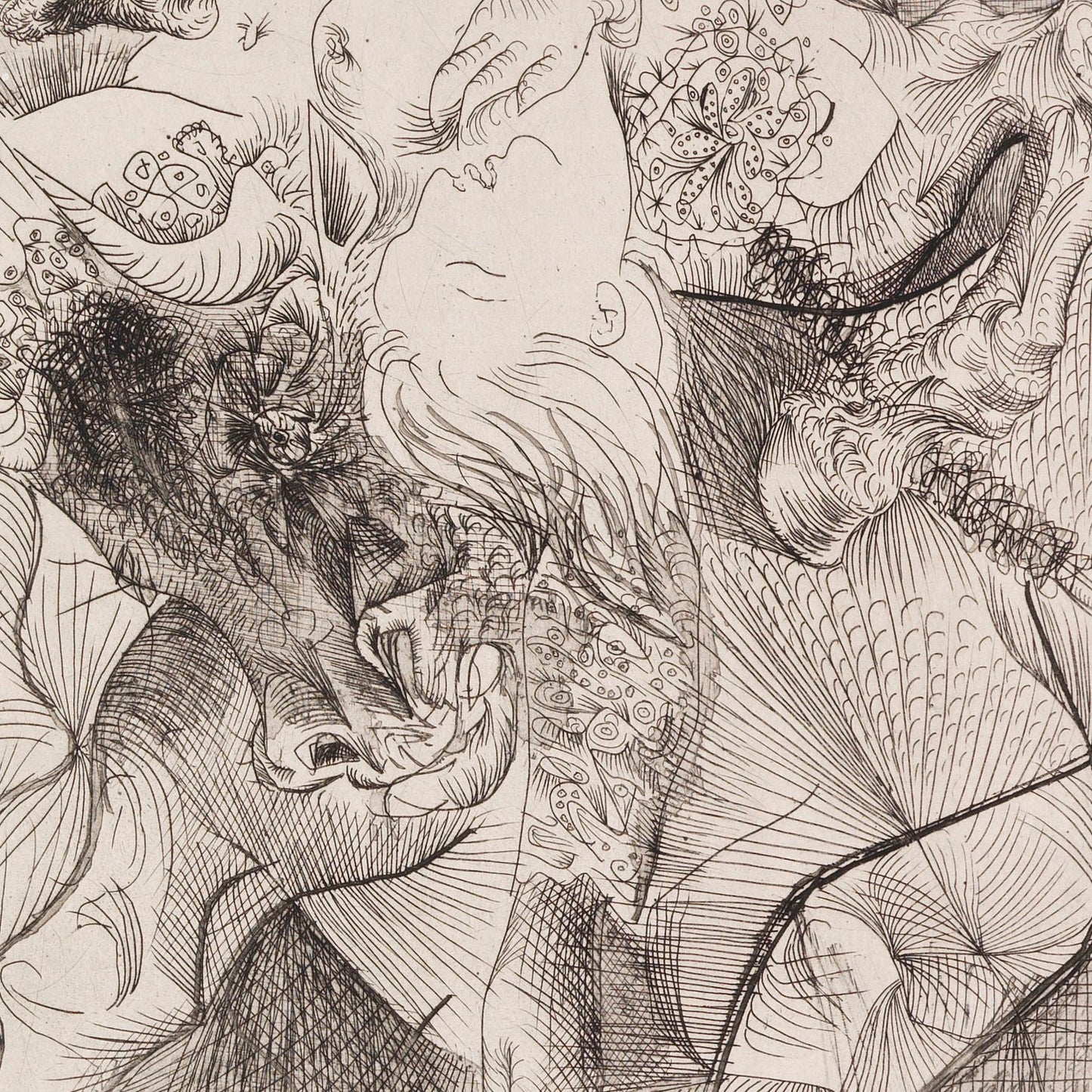 detail of the drawing reproduction from the centre