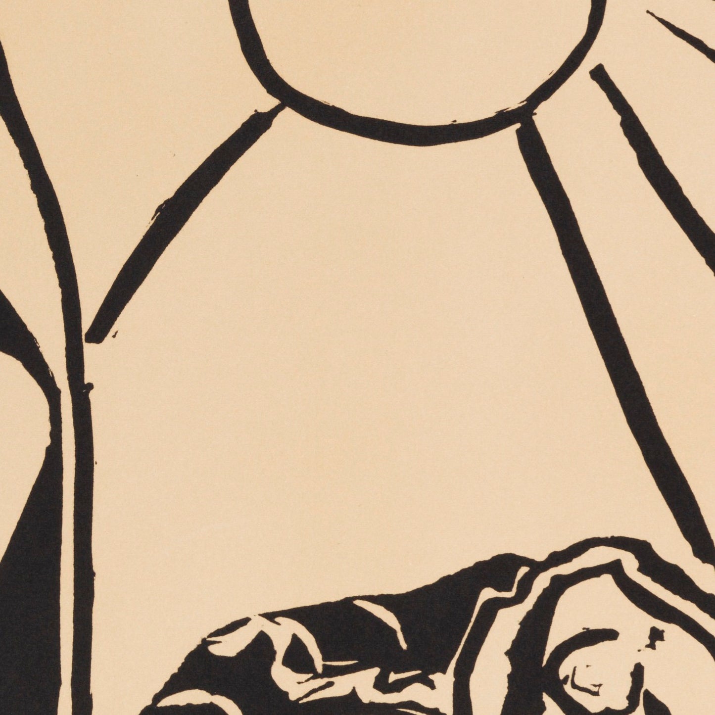 detail of the drawing reproduction from the centre