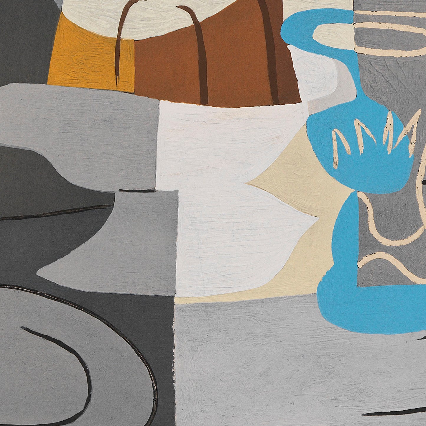 detail of the fine art reproduction from the centre