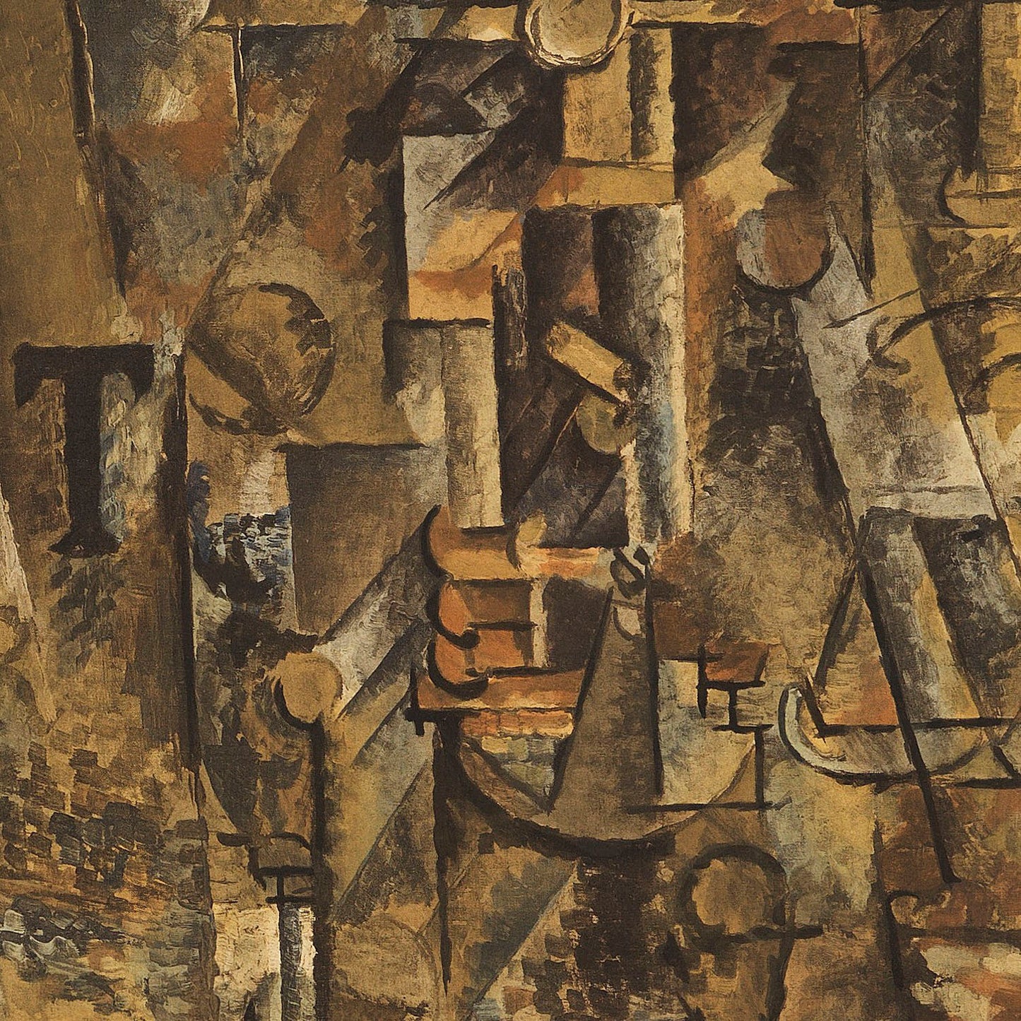 detail of the fine art reproduction from the centre
