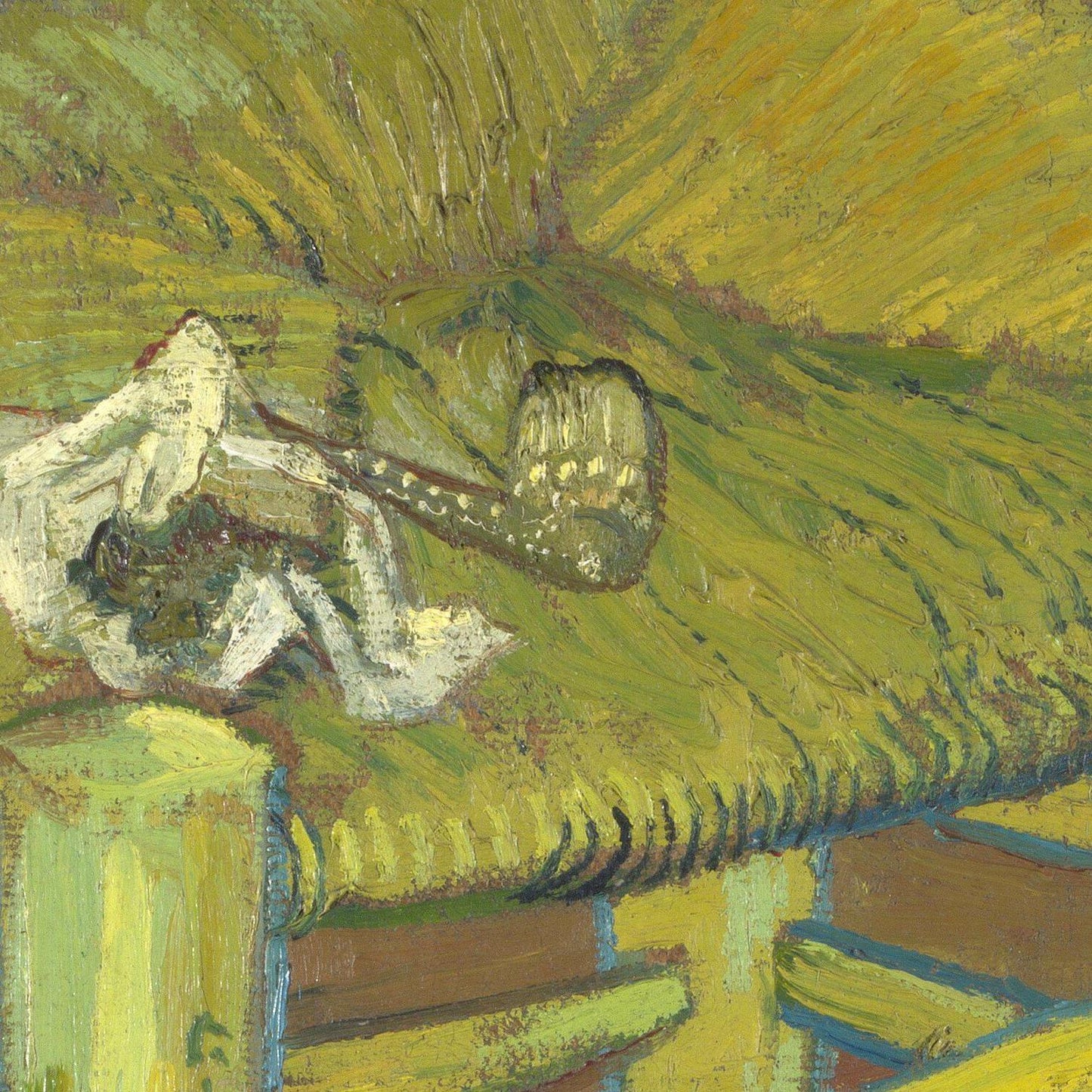 detail of the fine art reproduction from the centre