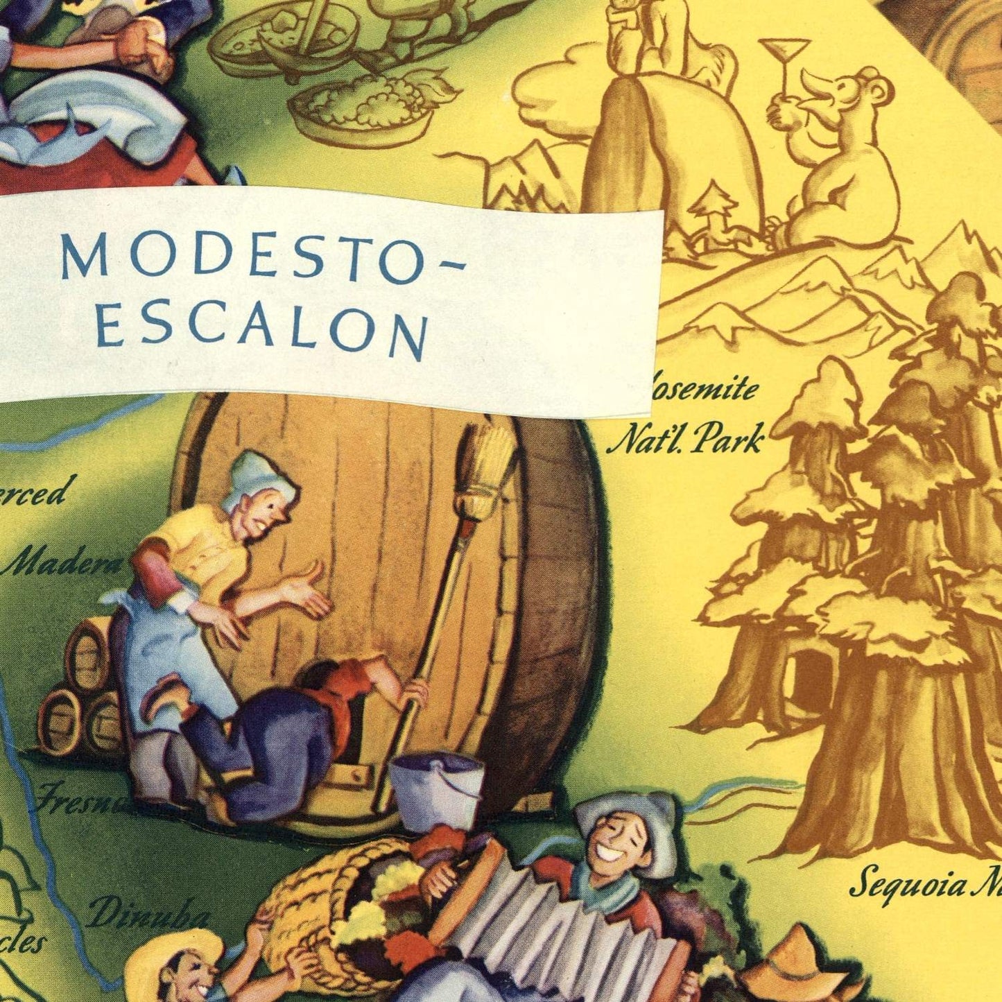 detail of the drawing reproduction from the centre