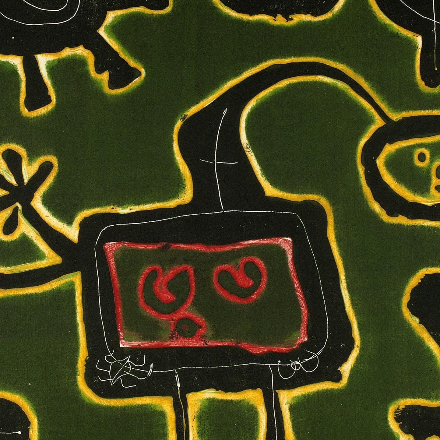detail of the fine art reproduction from the centre