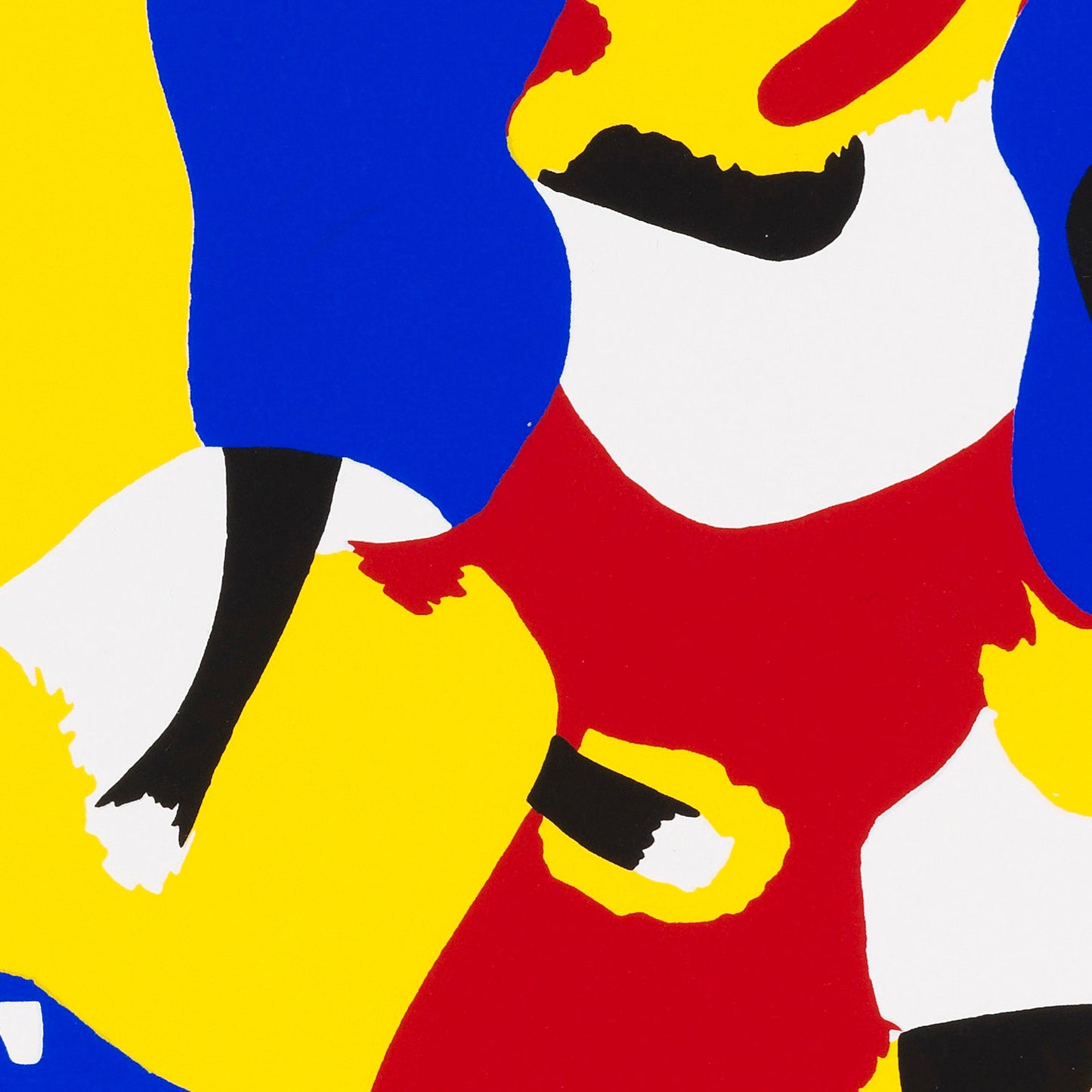 detail of the fine art reproduction from the centre