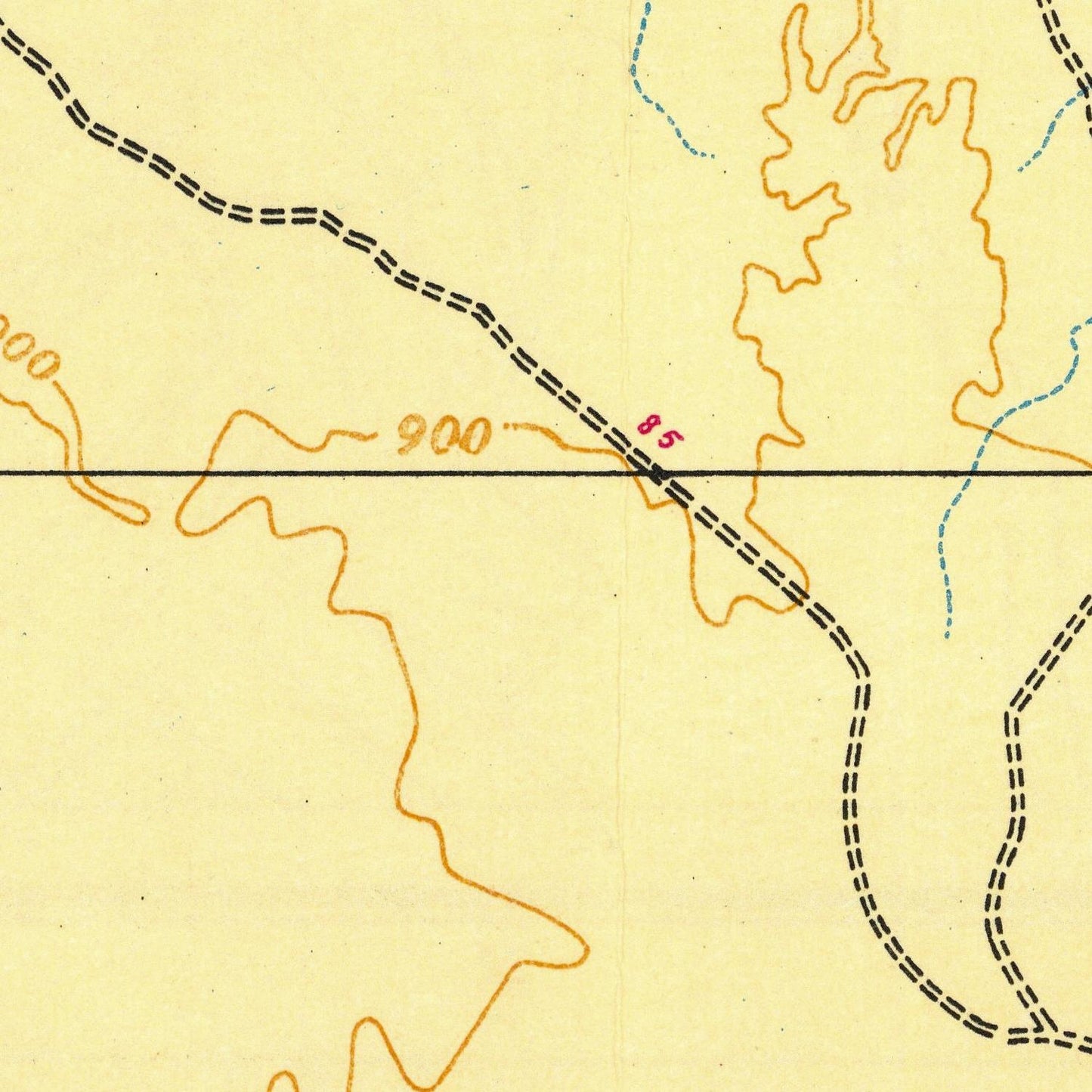 detail of the map from the centre