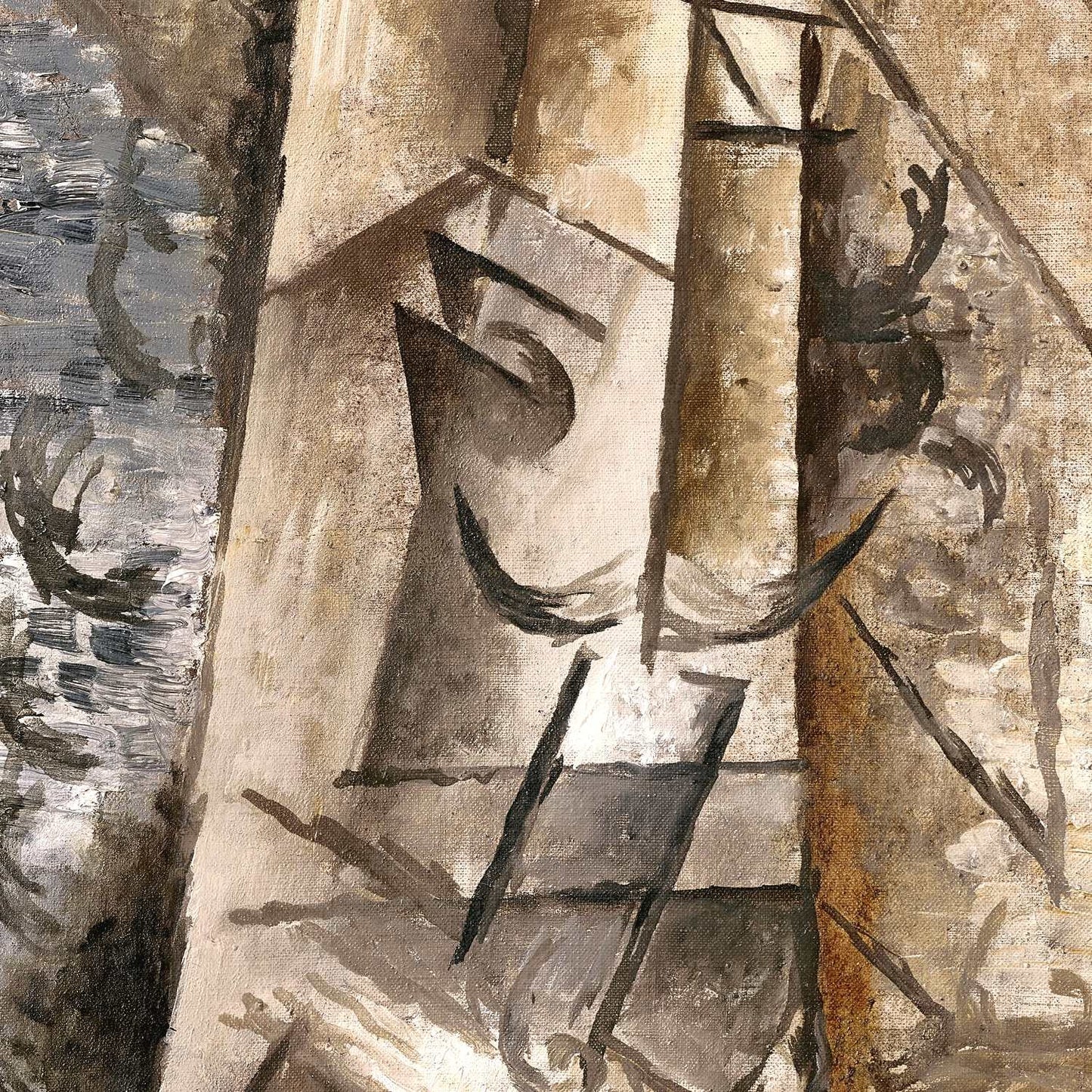 detail of the fine art reproduction from the centre
