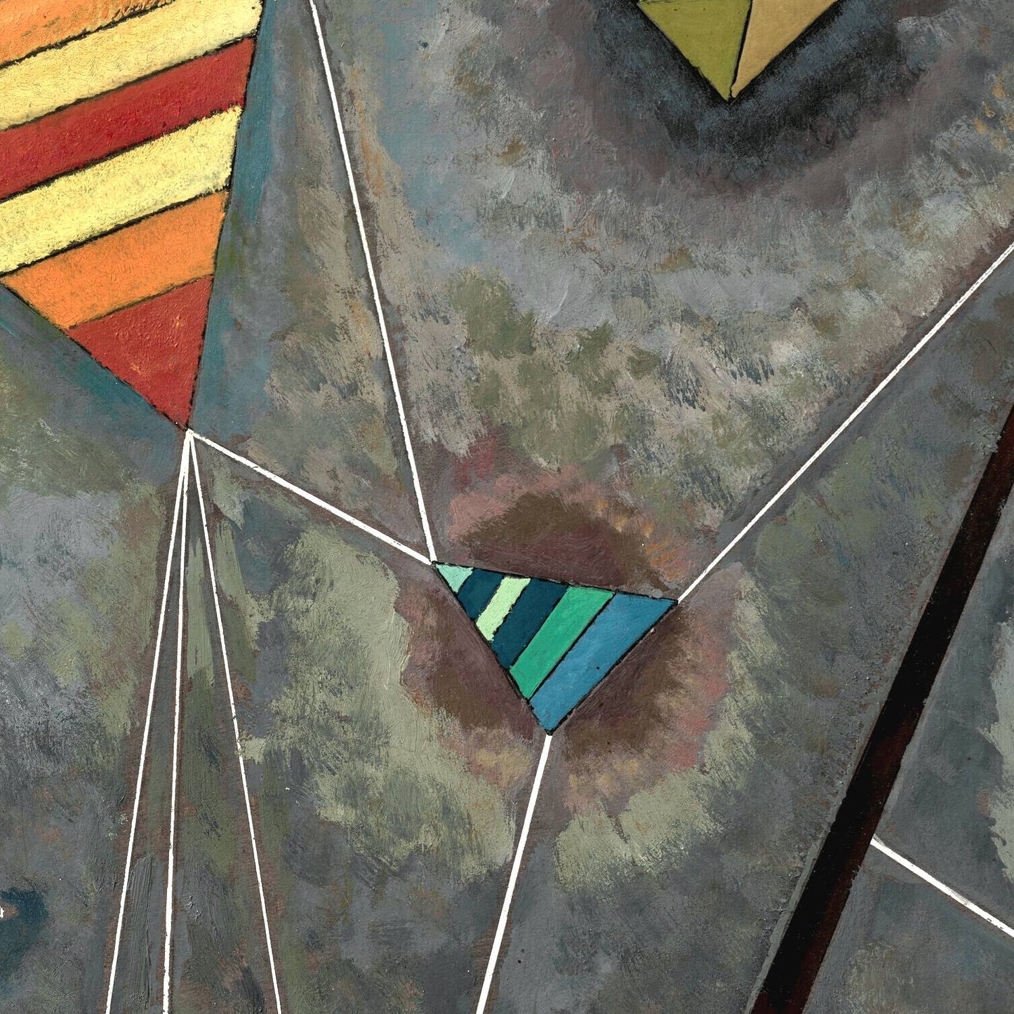 detail of the fine art reproduction from the centre