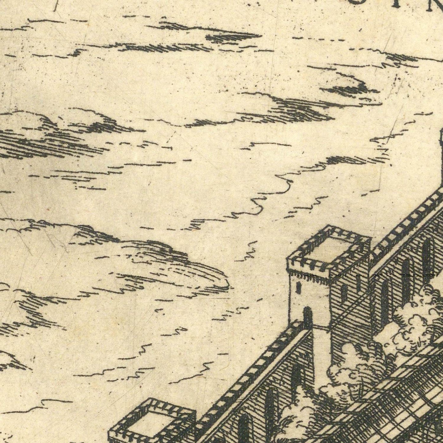 detail of the map from the centre