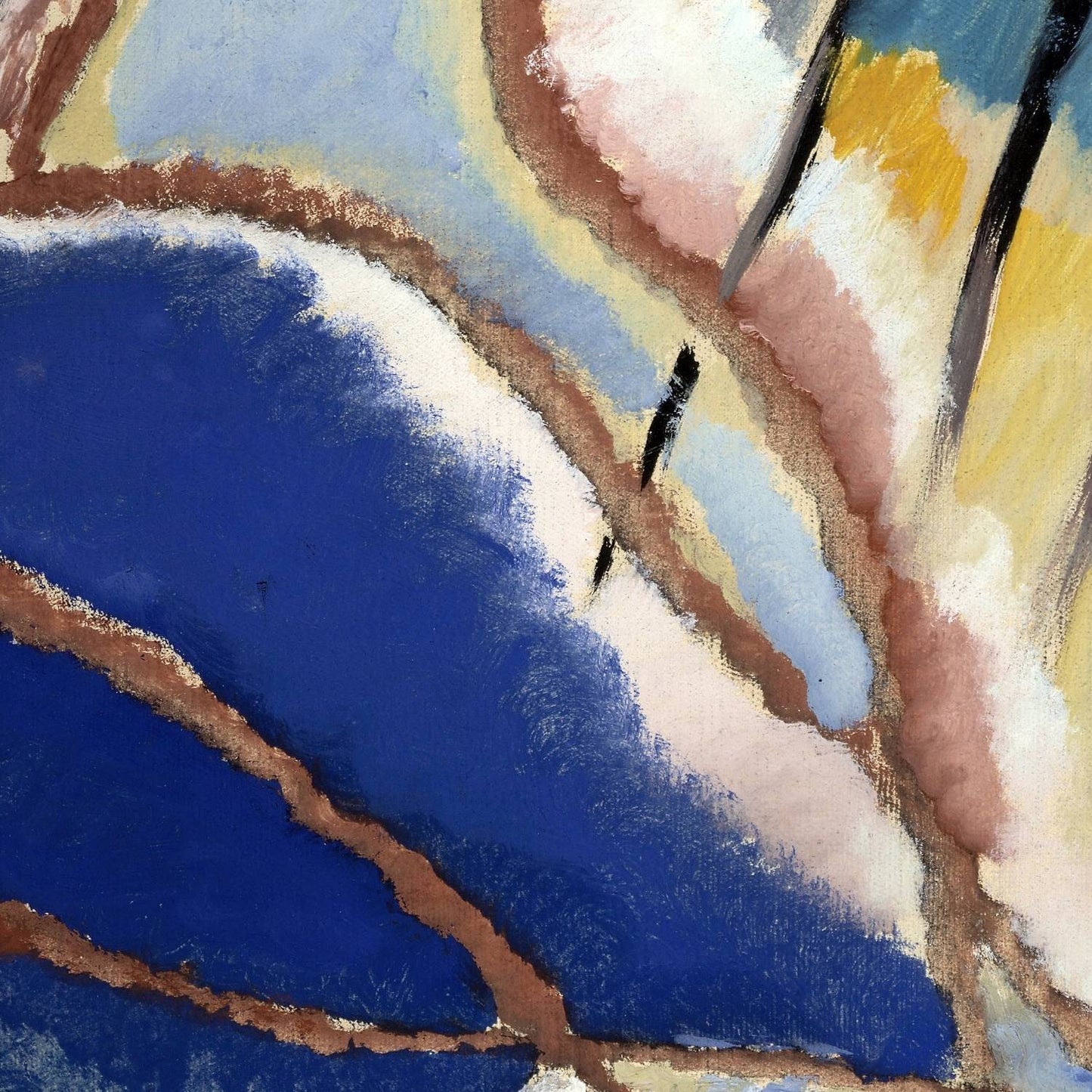 detail of the fine art reproduction from the centre