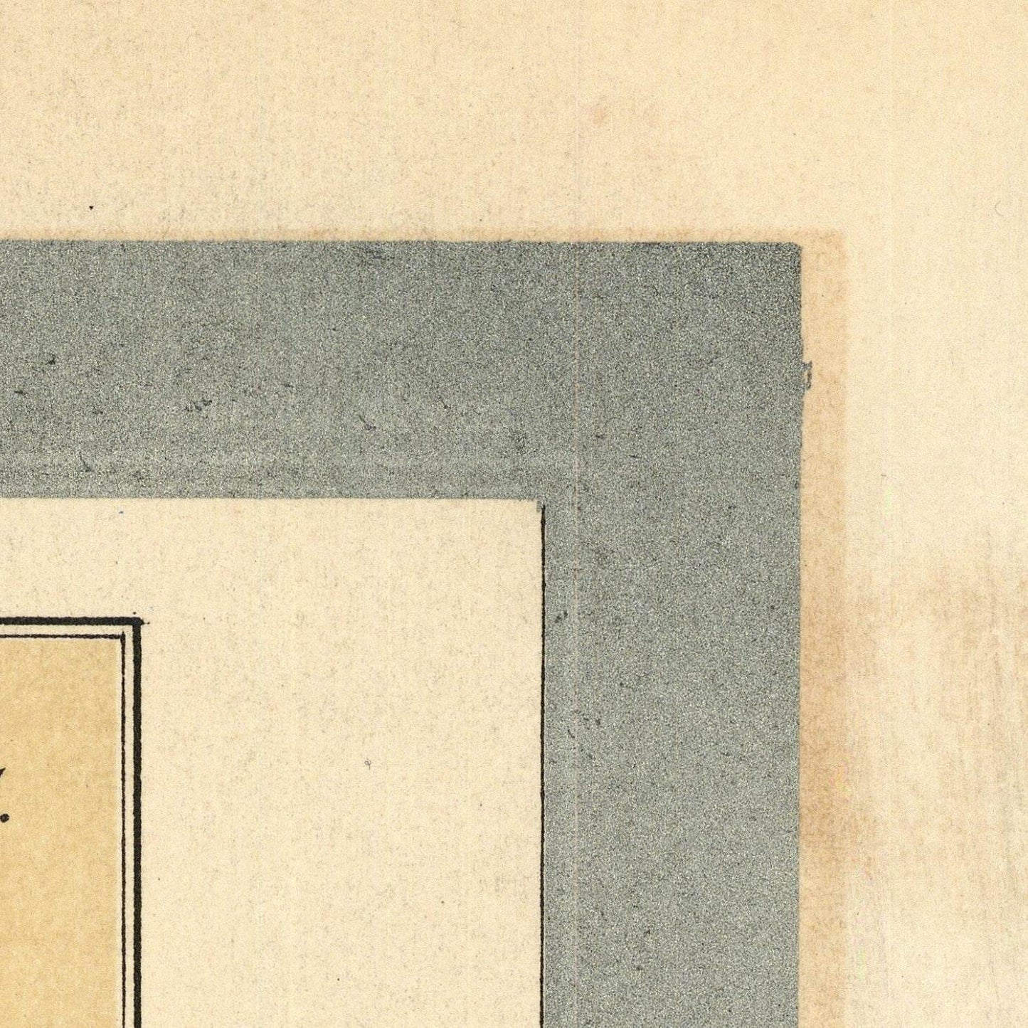 detail of the map from the top right corner
