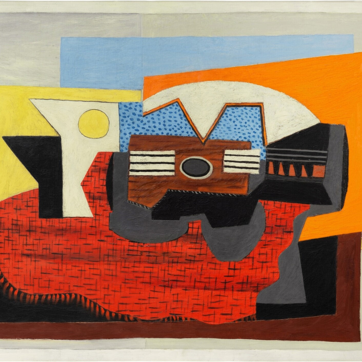 detail of the fine art reproduction from the centre