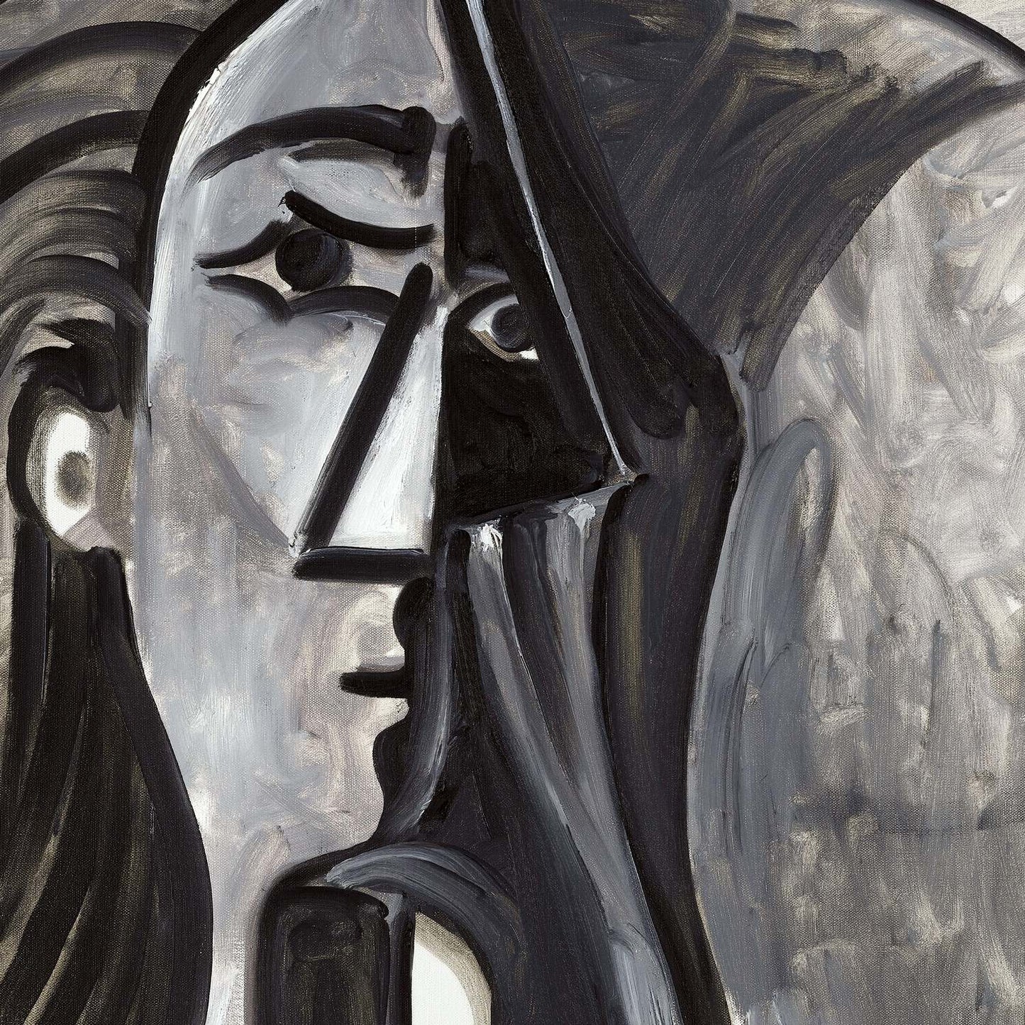 detail of the fine art reproduction from the centre
