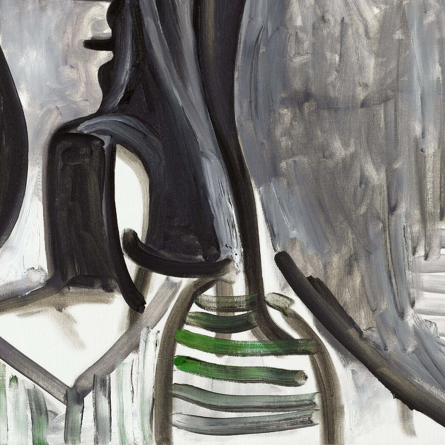 detail of the fine art reproduction from the centre left