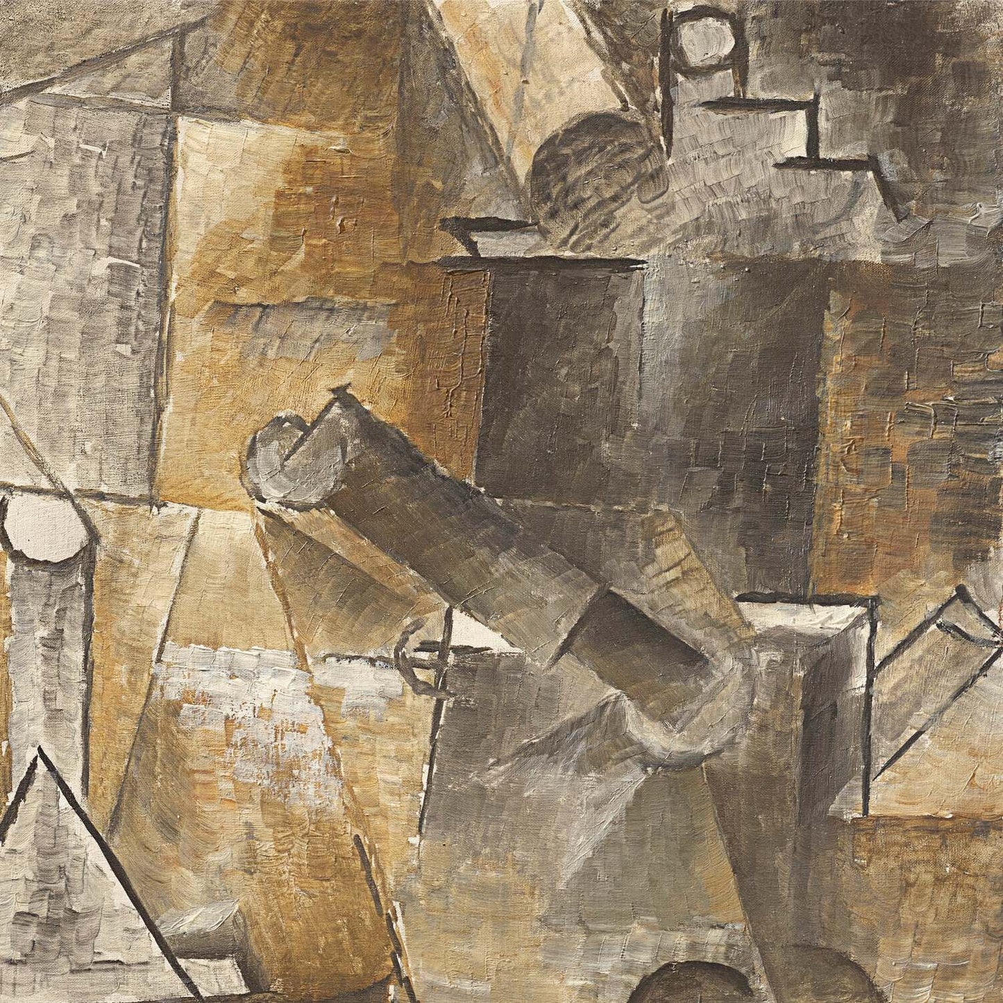 detail of the fine art reproduction from the top right corner