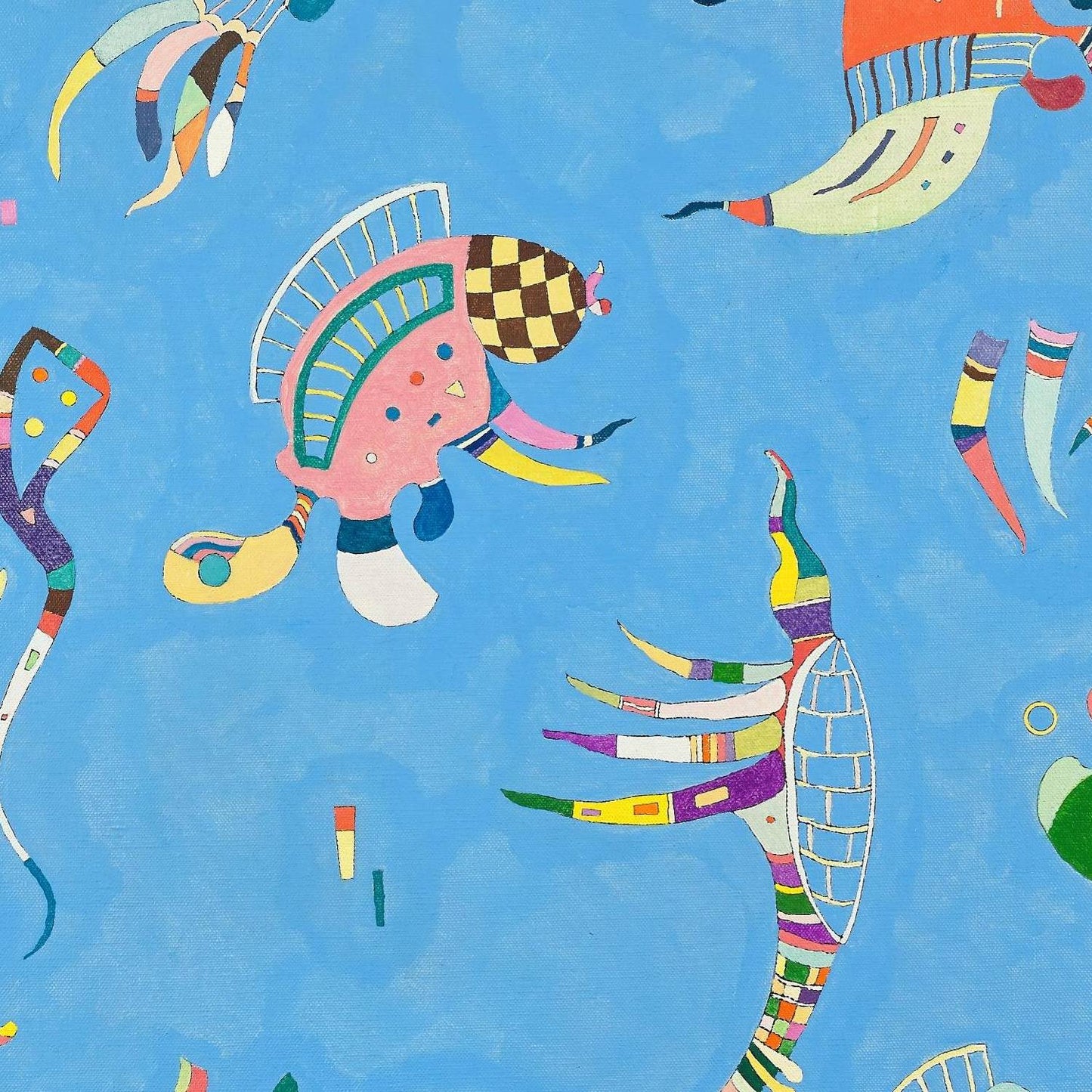 detail of the fine art reproduction from the centre
