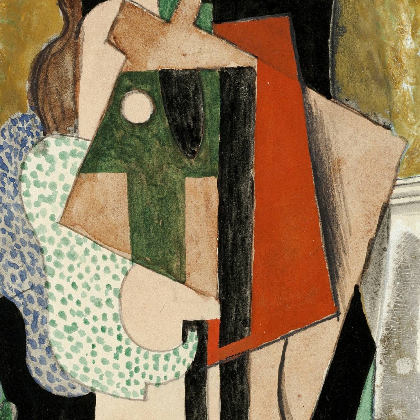 detail of the fine art reproduction from the centre