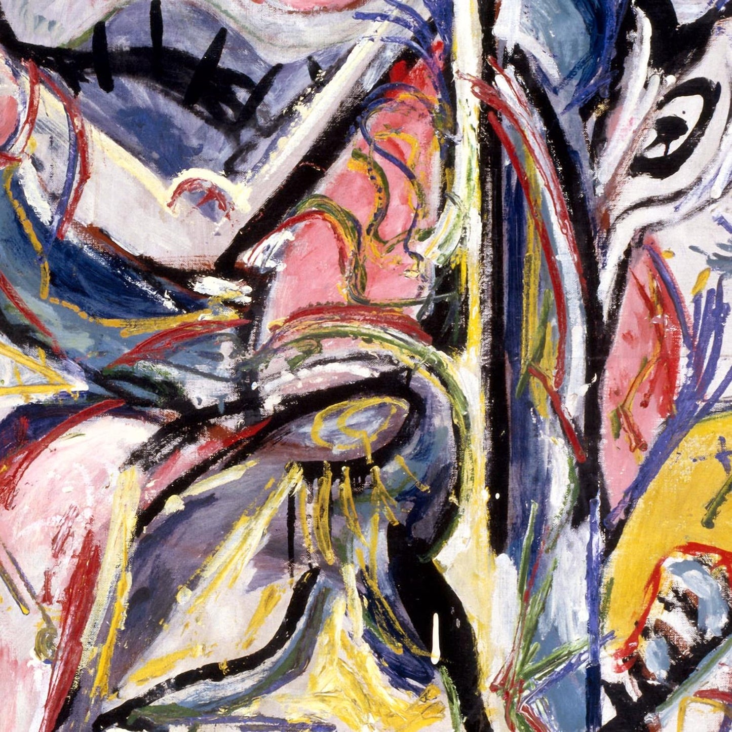 detail of the fine art reproduction from the centre