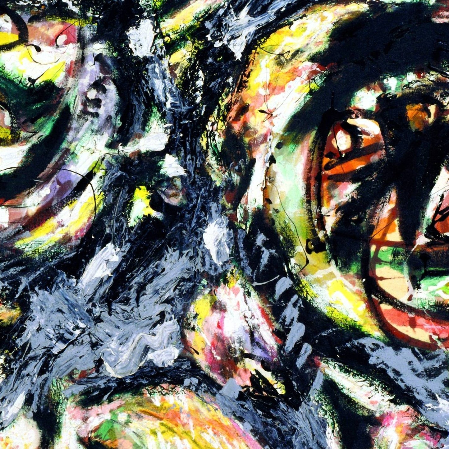 detail of the fine art reproduction from the centre
