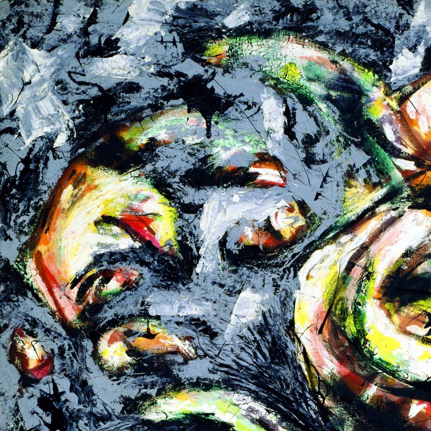 detail of the fine art reproduction from the top left