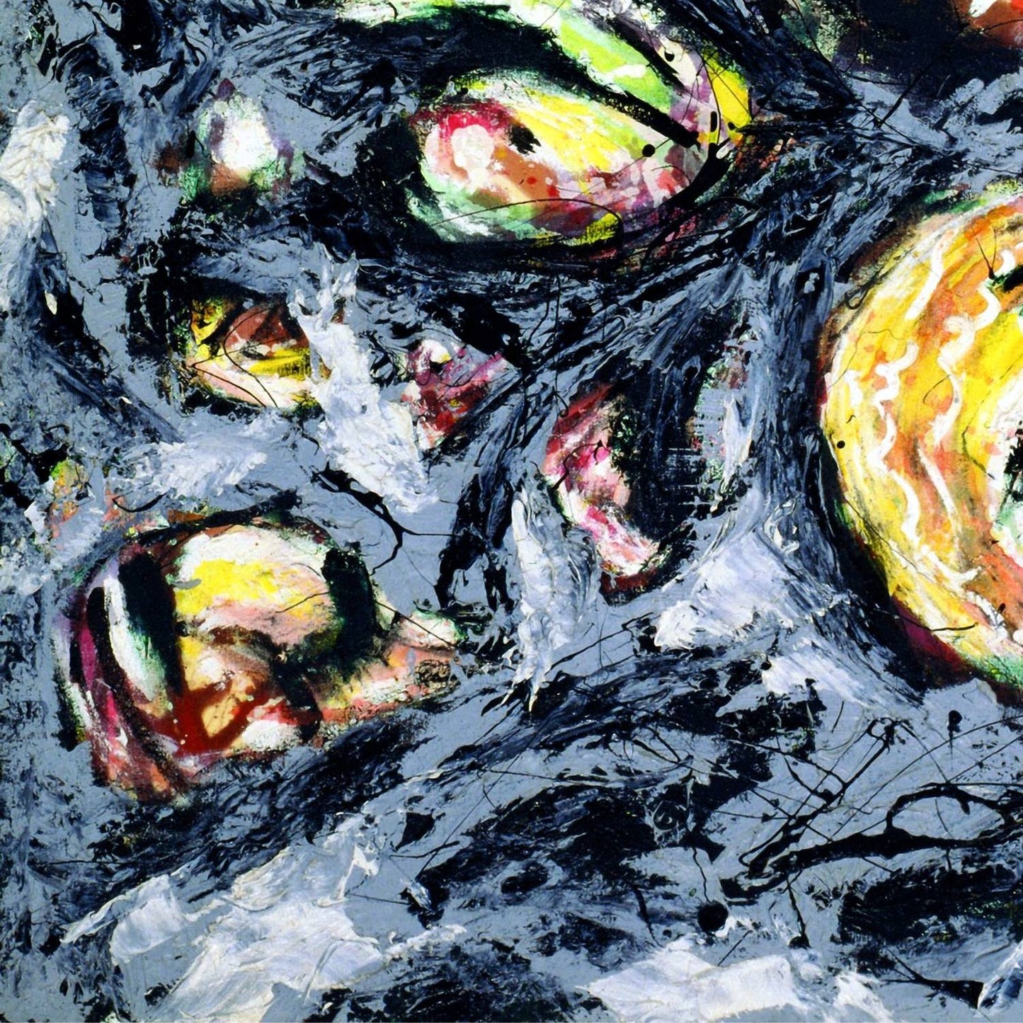detail of the fine art reproduction from the bottom left corner