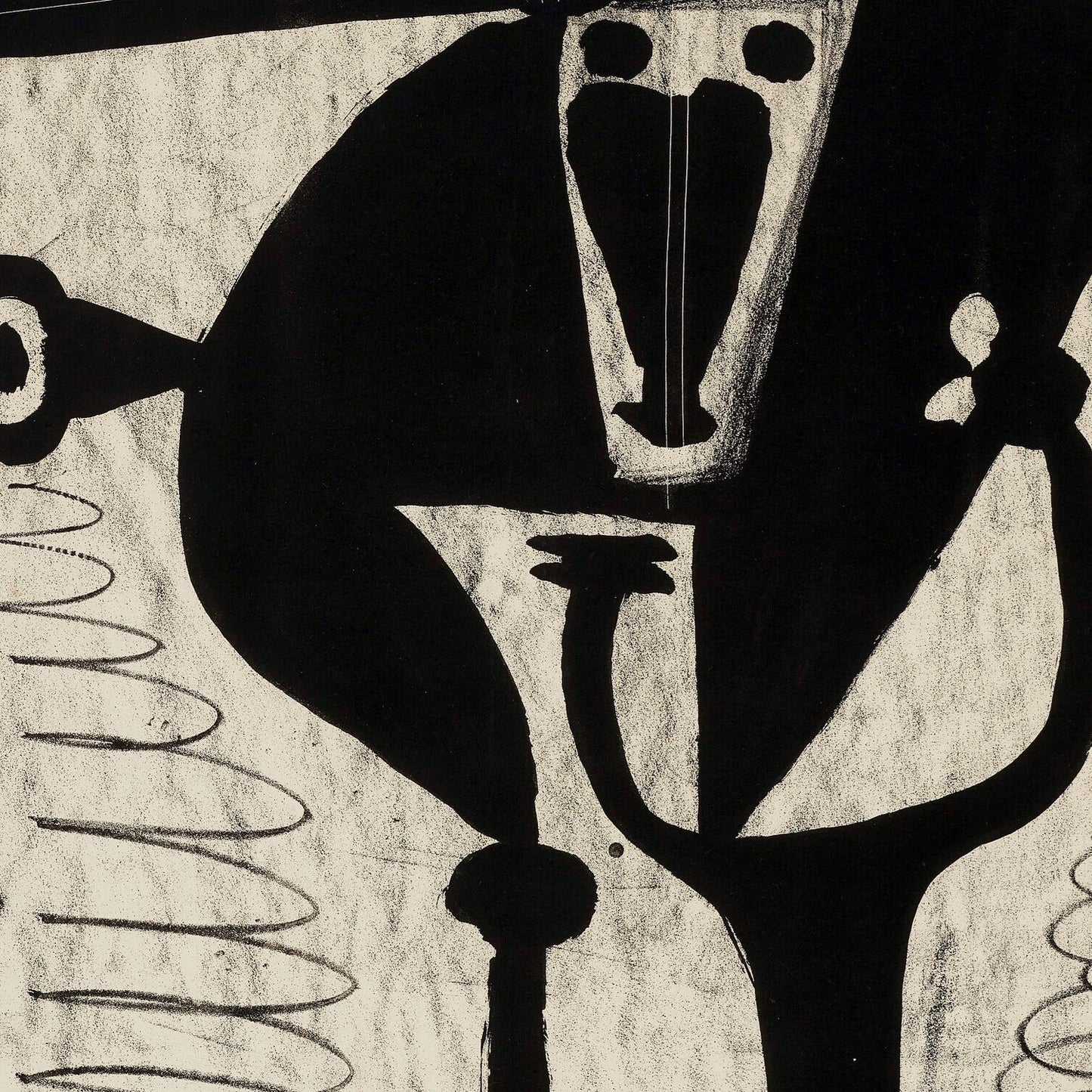 detail of the fine art reproduction from the centre