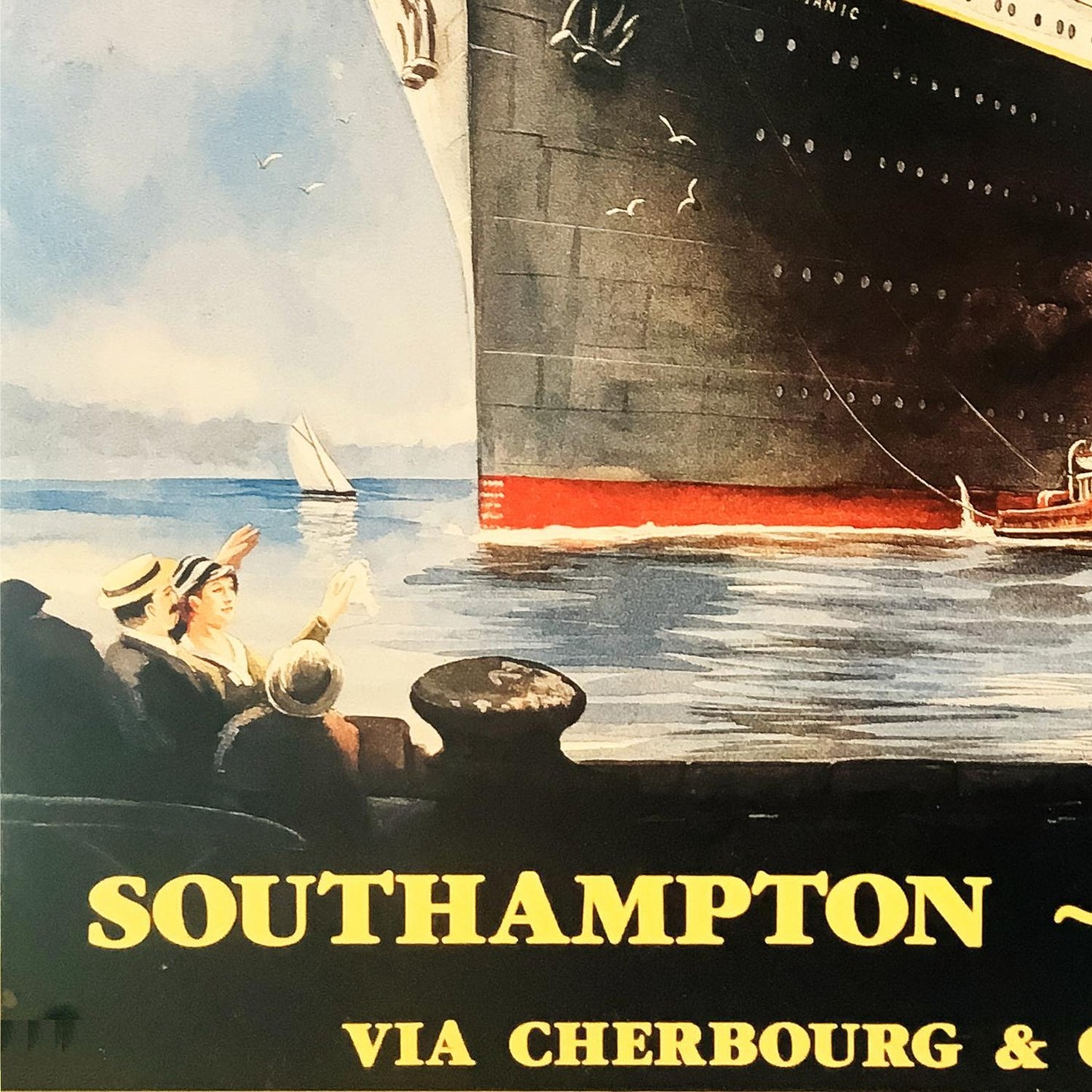 detail of the drawing reproduction from the bottom left corner