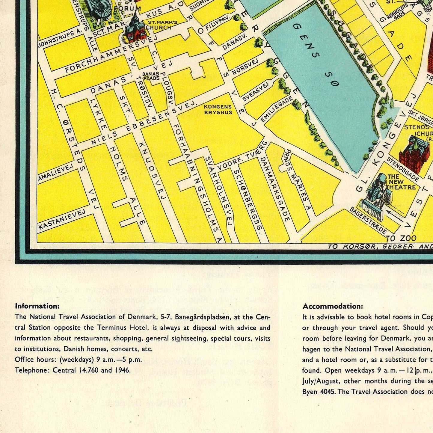 detail of the map from the bottom left corner