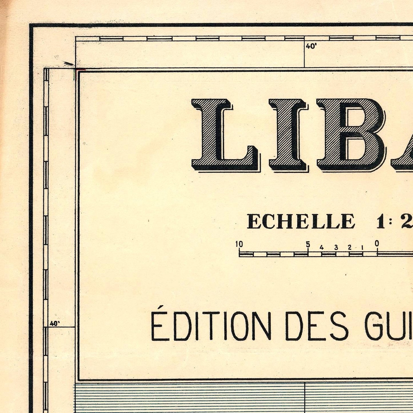 detail of the map from the top left corner